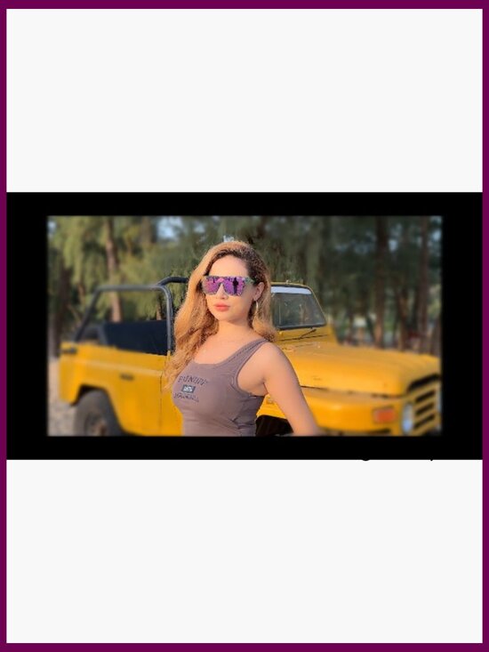 Mirrored Single Lens Sunglasses UV400 Shades Oversized Square Frame main image 4